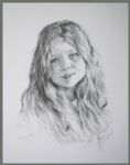 Portret dziewczynki, ołówek